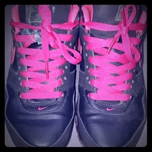 Pink and Black Nike Air max